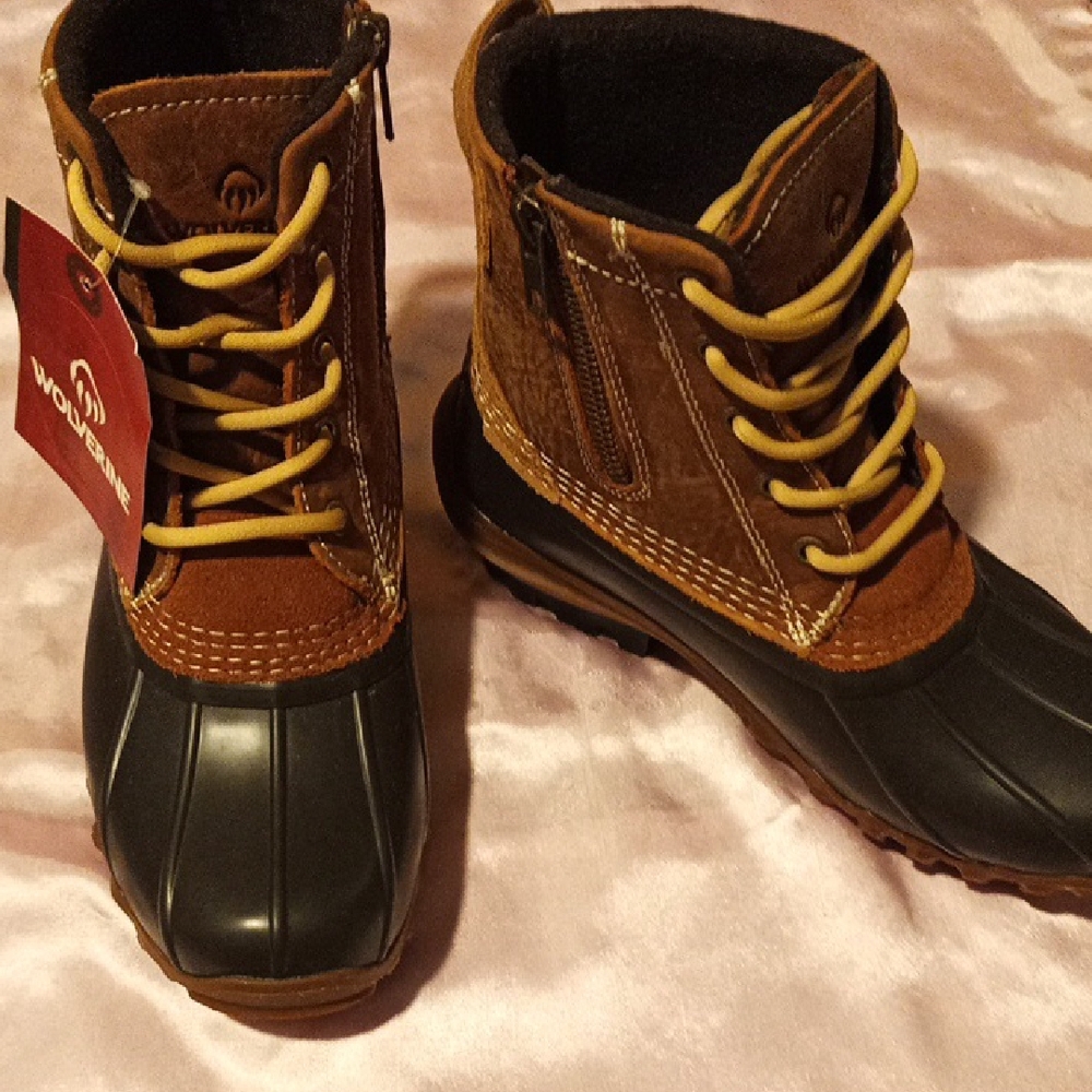 Wolverine Brown and Black Winter Boots